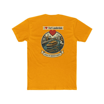 I Heart Fort Lauderdale Canals T‑Shirt — Venice of America Boat Graphic Tee