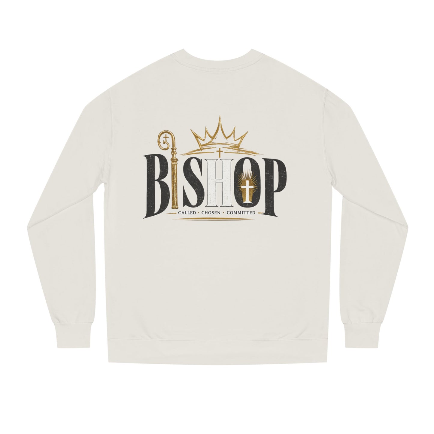 Bishop Crewneck Sweatshirt — Crown & Crosier Church Apparel