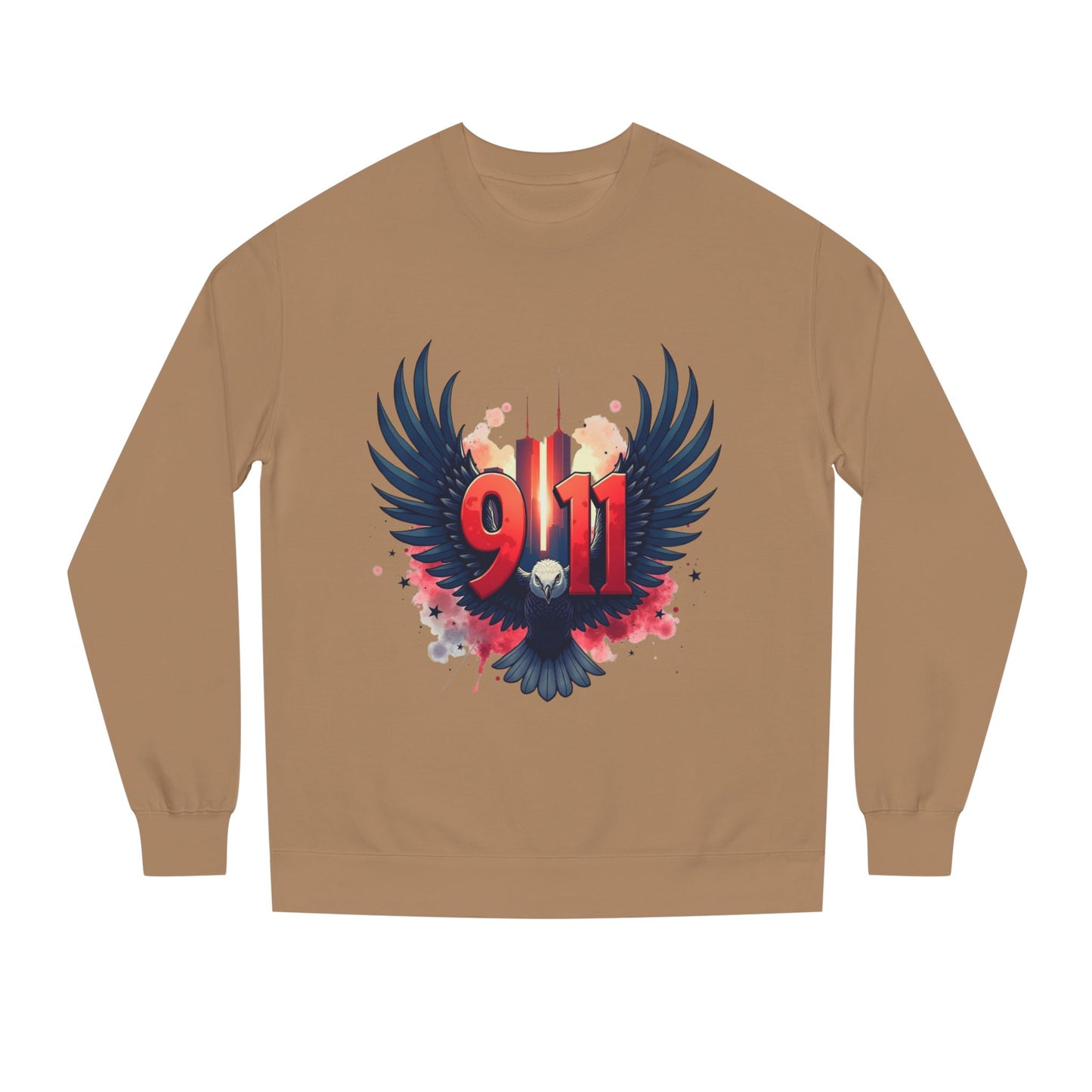9/11 Memorial Sweatshirt – Eagle Wings Tribute Crewneck
