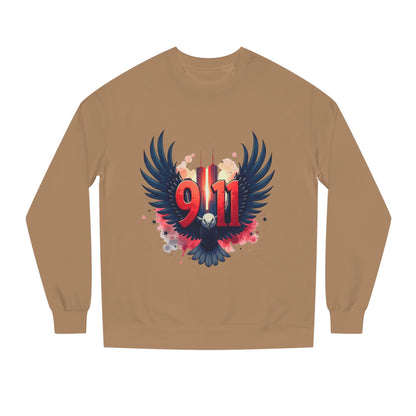 9/11 Memorial Sweatshirt – Eagle Wings Tribute Crewneck