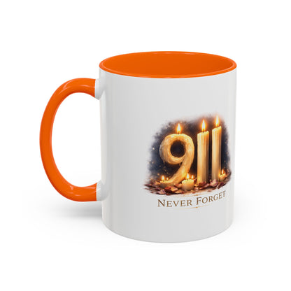 9/11 Never Forget Memorial Coffee Mug
