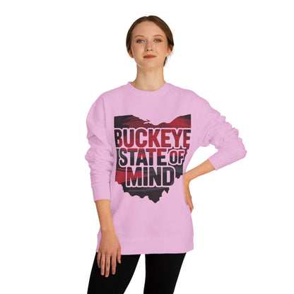 Buckeye State of Mind Sweatshirt — Ohio Vintage Crewneck for Fans