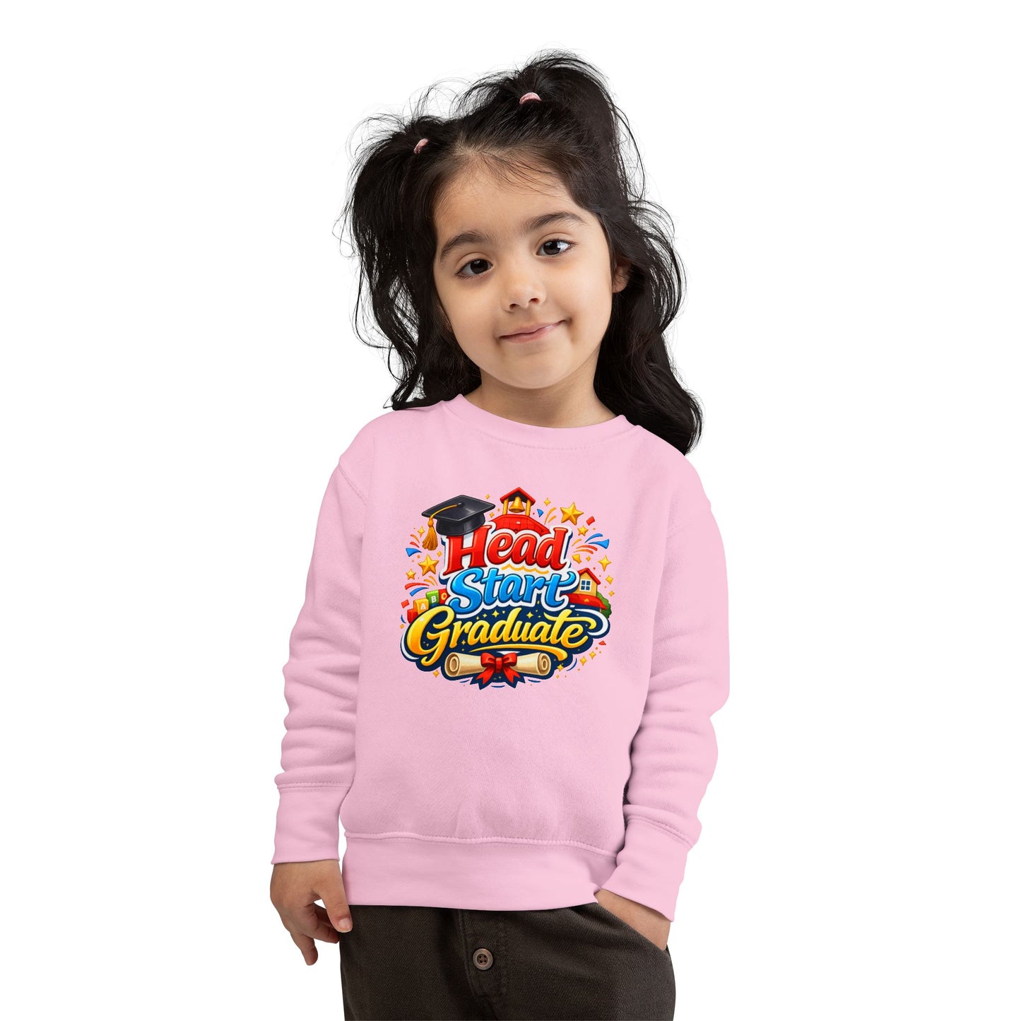 Head Start Graduate Toddler Sweatshirt — Preschool Graduation Crewneck