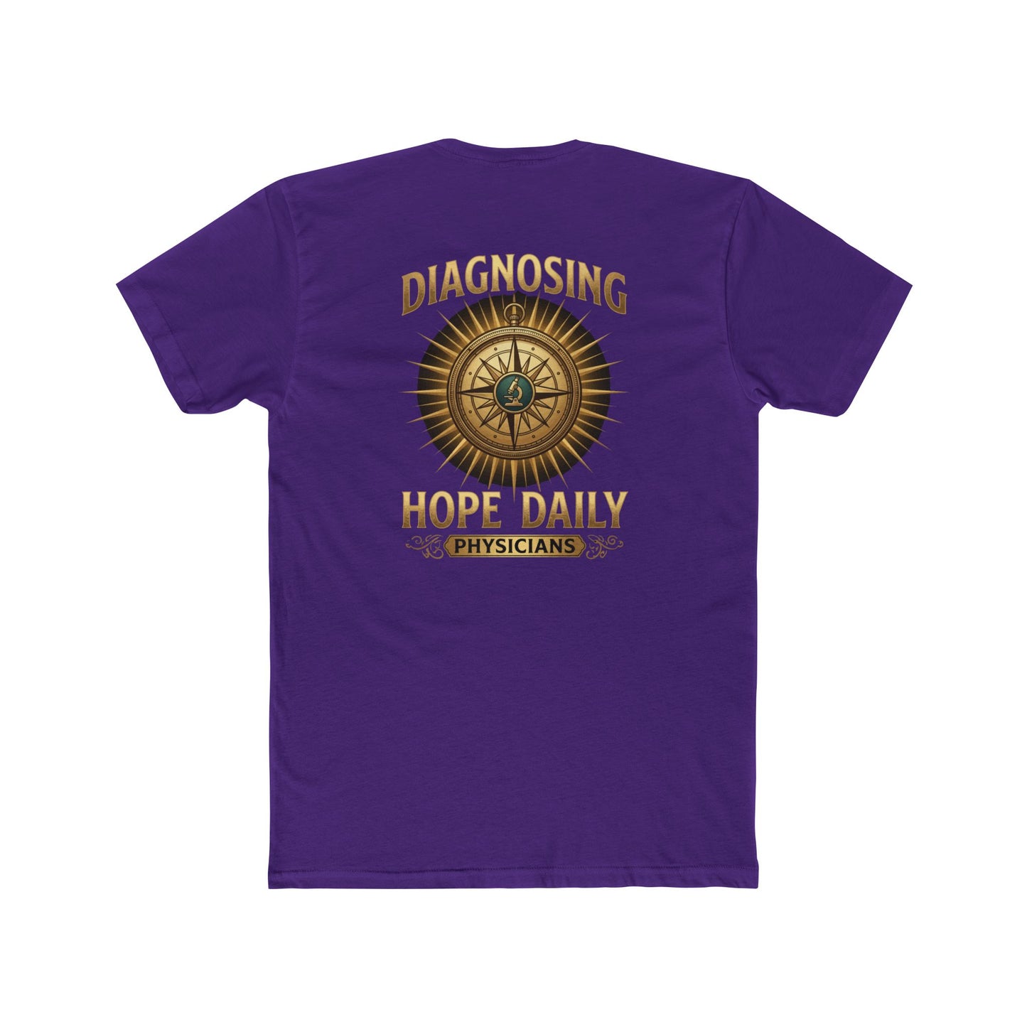 Diagnosing Hope Daily Physicians T-Shirt — Compass Medical Tee for Doctors