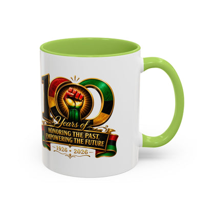 100 Years Commemorative Coffee Mug — "Honoring the Past, Empowering the Future"