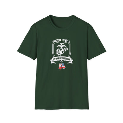 Proud to Be a Us Marines Veteran T-Shirt