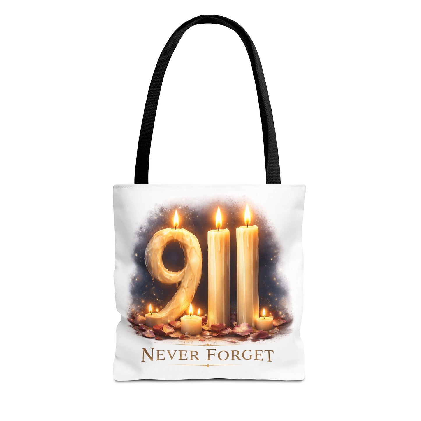 9/11 Never Forget Memorial Tote Bag