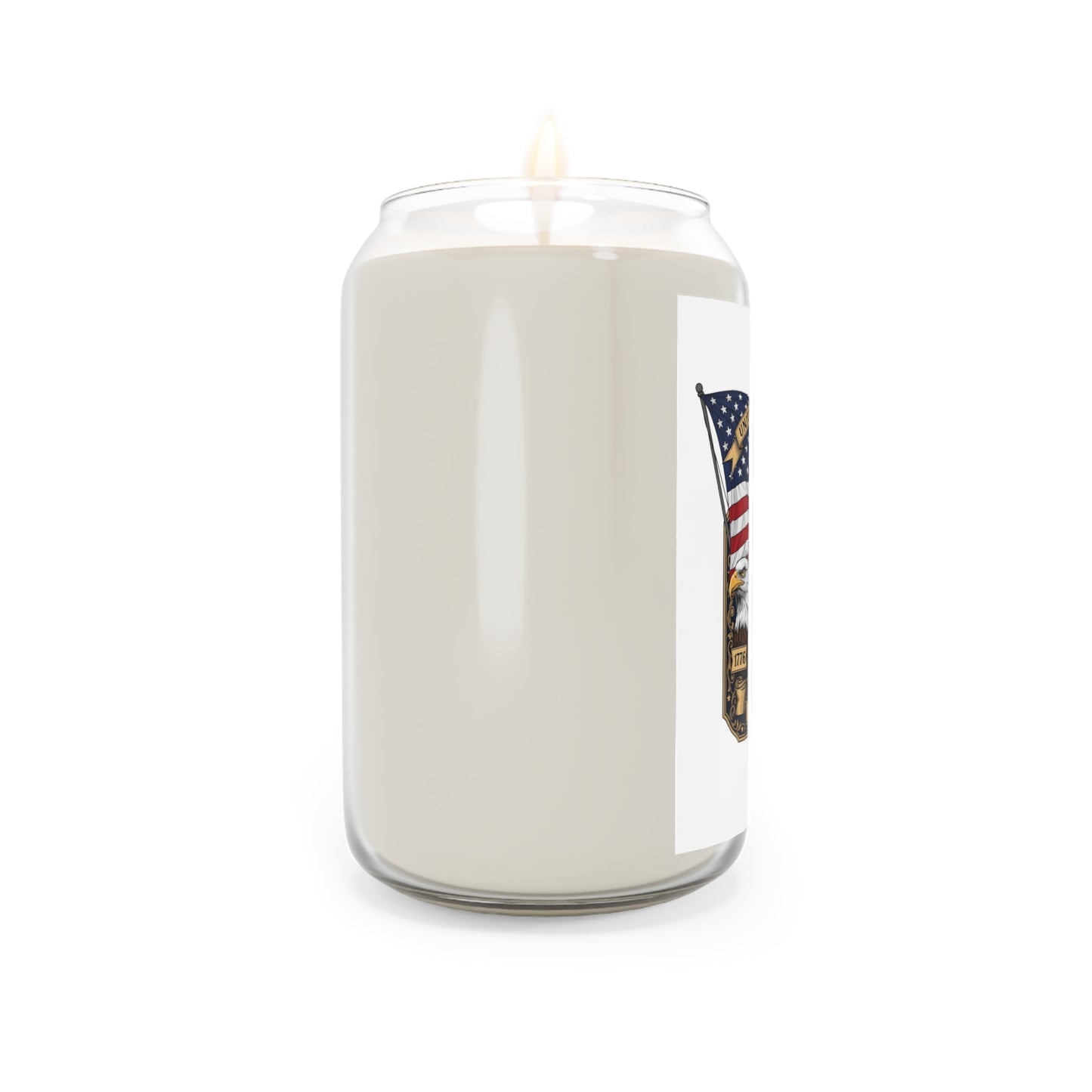 Patriotic 250th Anniversary Soy Candle — Liberty Bell & Flag Scented Candle (13.75oz)