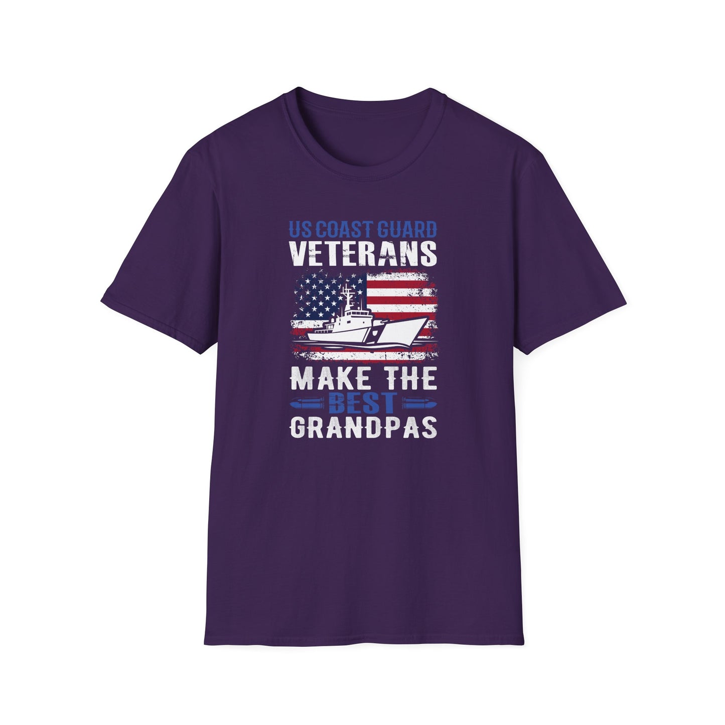 US Coast Guard Veterans Make the Best Grandpas T-Shirt