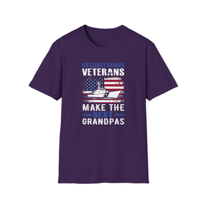US Coast Guard Veterans Make the Best Grandpas T-Shirt