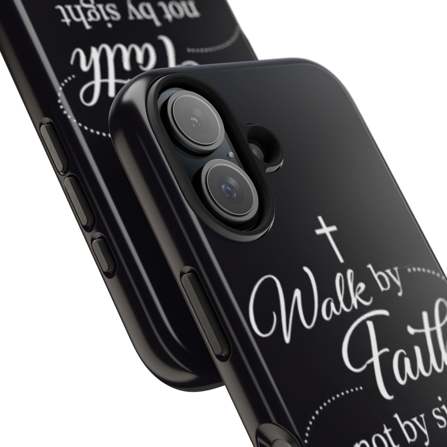 Walk by Faith Tough Phone Case – Christian Inspirational Scripture Design