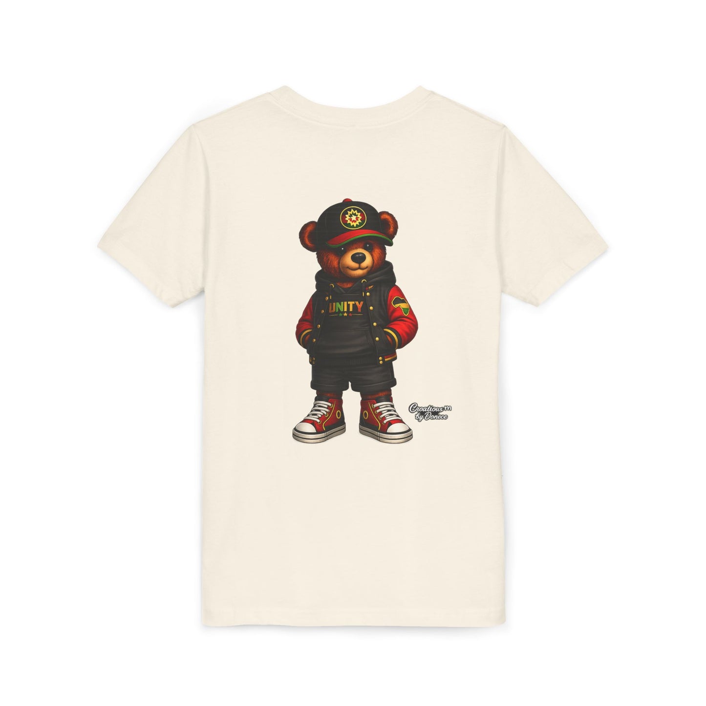 Youth Tee — 'Unity' Streetwear Teddy Bear Graphic Shirt