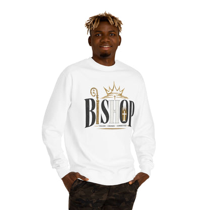 Bishop Crewneck Sweatshirt — Crown & Crosier Church Apparel