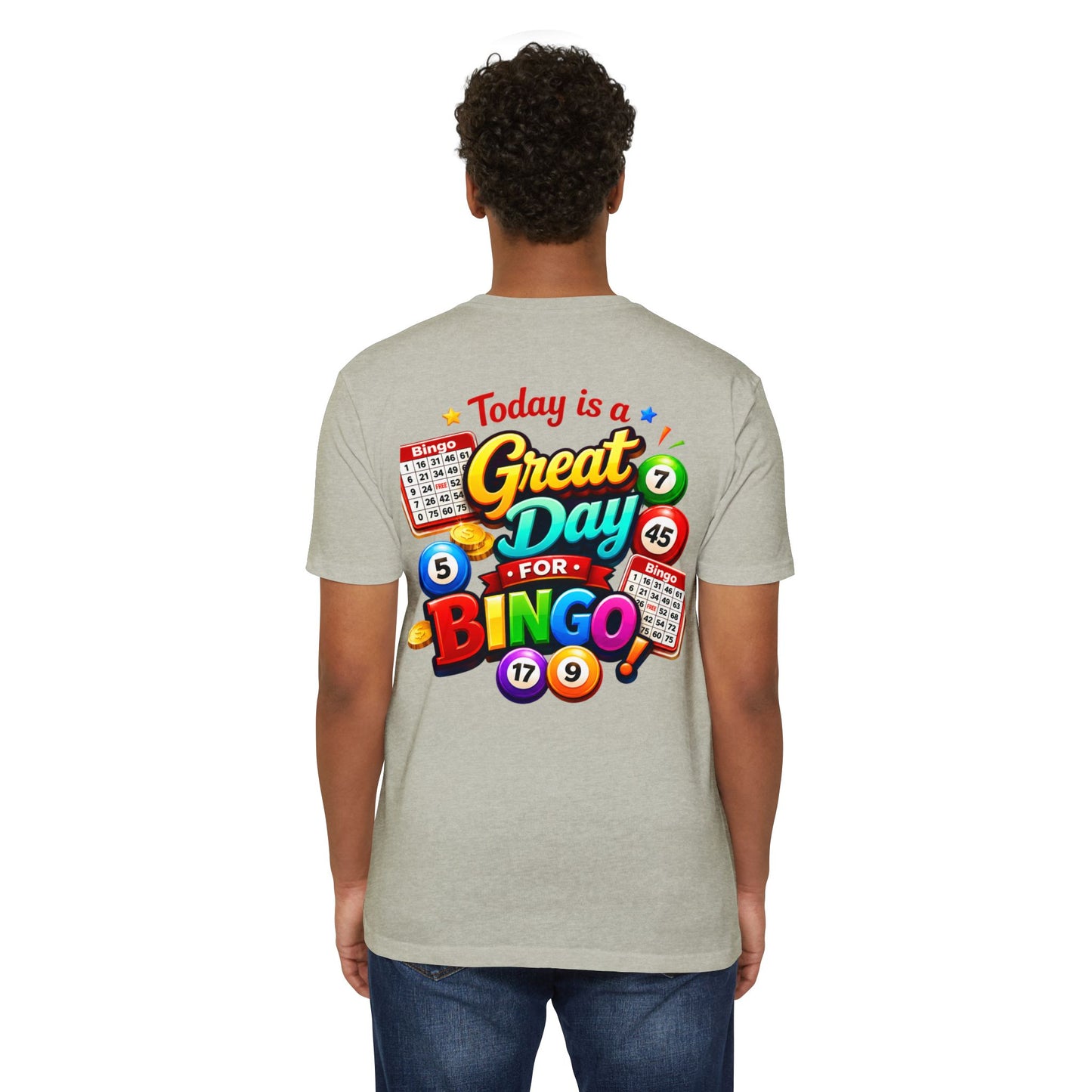 Bingo T-Shirt — "Today Is a Great Day for Bingo" Retro Game Night Tee