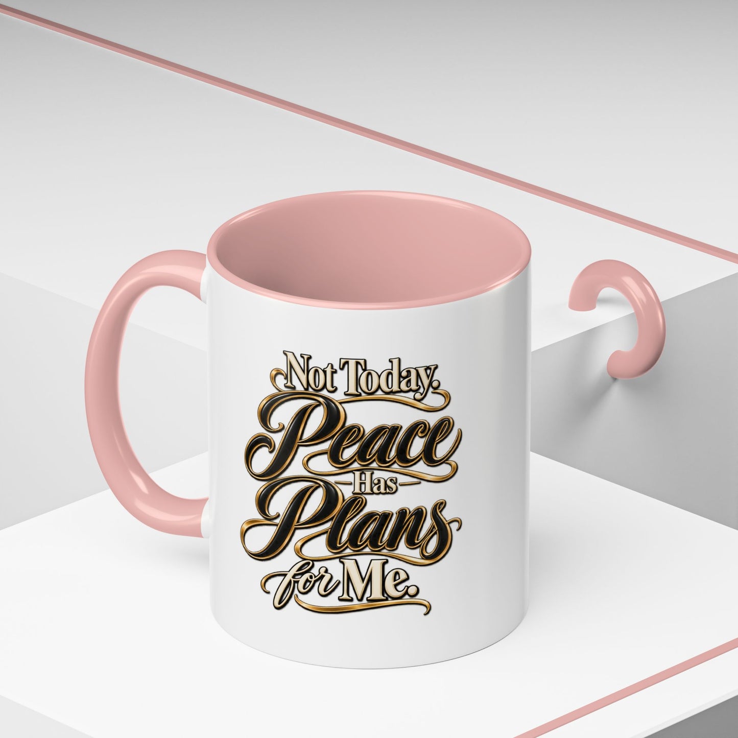 Peace Has Plans for Me Coffee Mug — Inspirational Faith Morning Mug