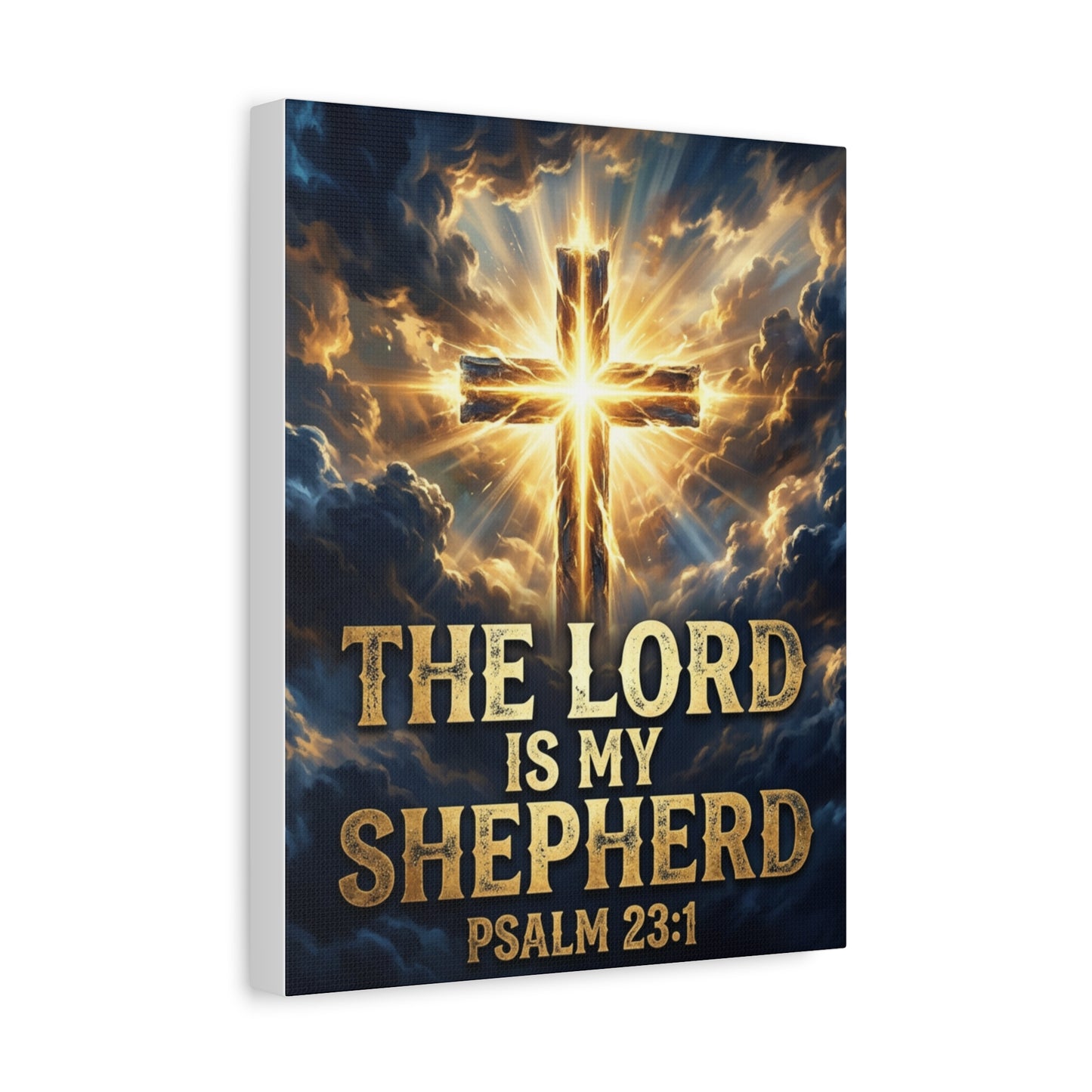 The Lord Is My Shepherd  - Psalm 23:1 Canvas Wall Art