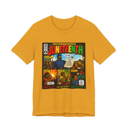 Juneteenth Comic-Style T-Shirt — Retro Celebration Tee