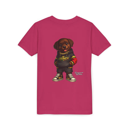Youth Dog Tee — 'Legacy' Streetwear Puppy Graphic Shirt