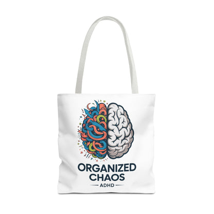 ADHD Tote Bag — "Organized Chaos" Brain Design