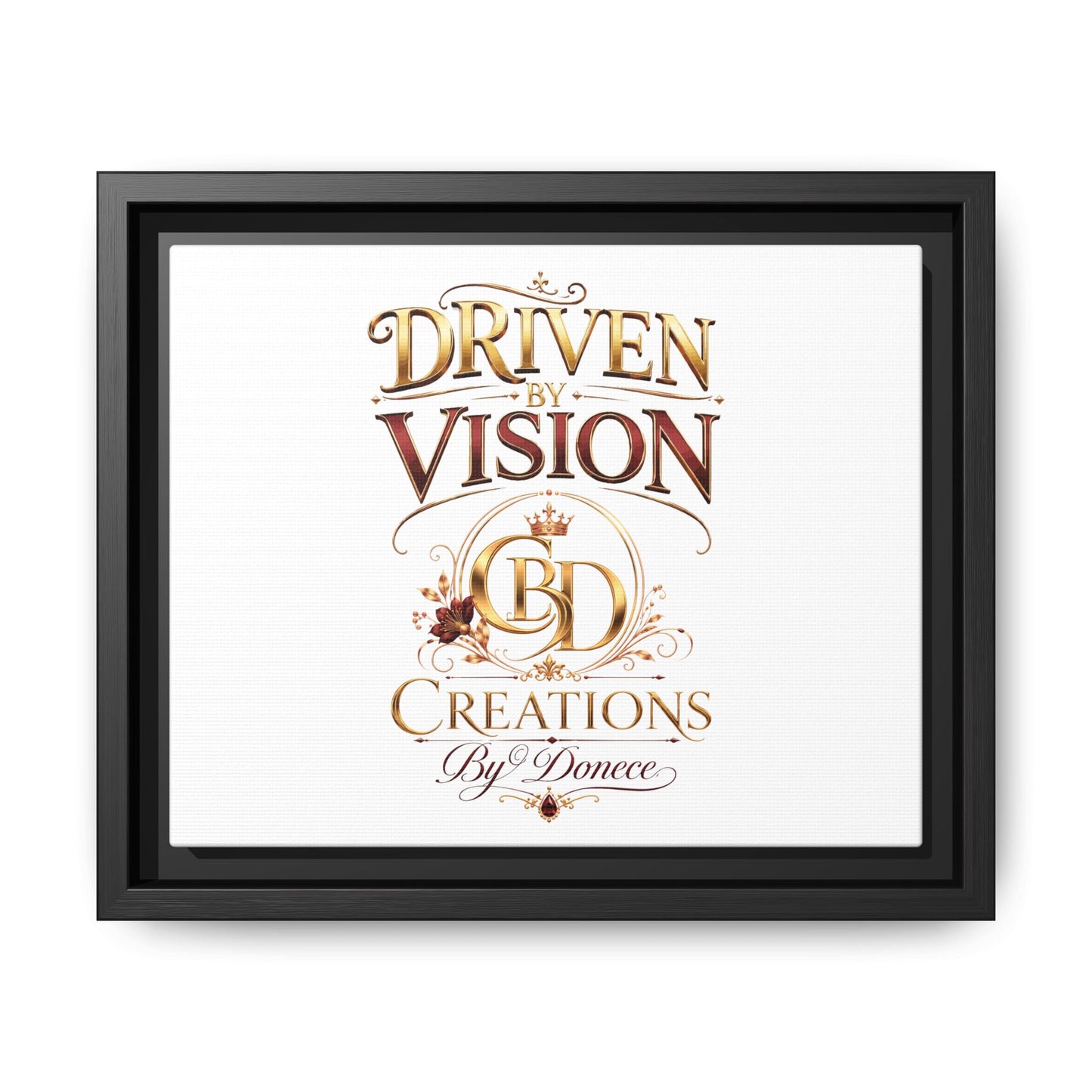 Driven by Vision Framed Canvas Wall Art