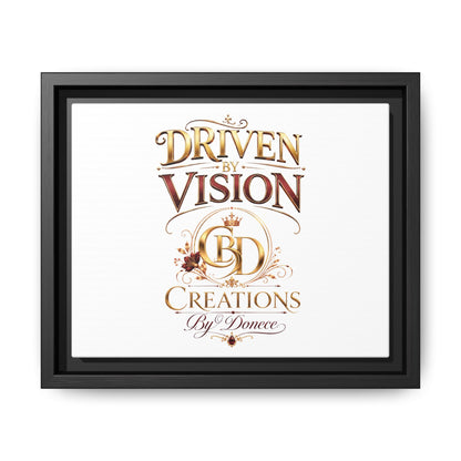 Driven by Vision Framed Canvas Wall Art