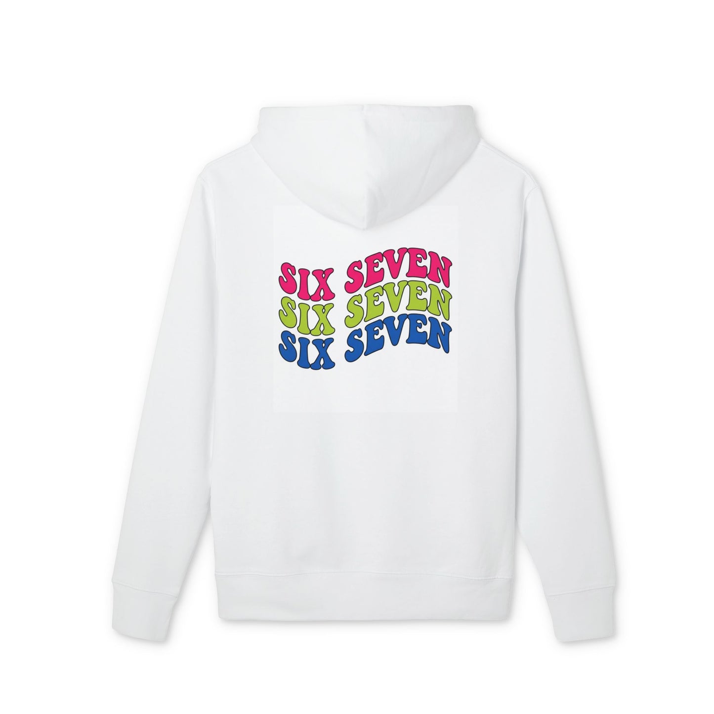 Retro "Six Seven" Graphic Hoodie — Vintage Psychedelic Streetwear