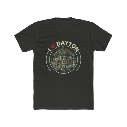 Dayton Vintage Landmark T‑Shirt — I  Dayton Cityscape Tee