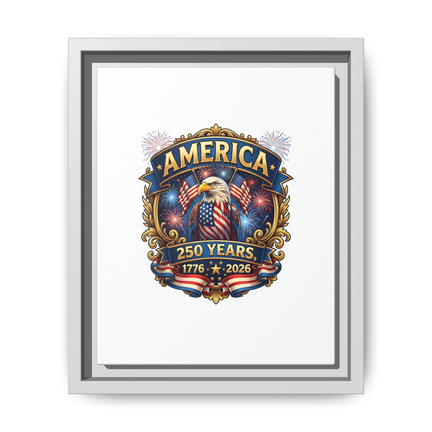 Matte Canvas, Framed (Multi-color)