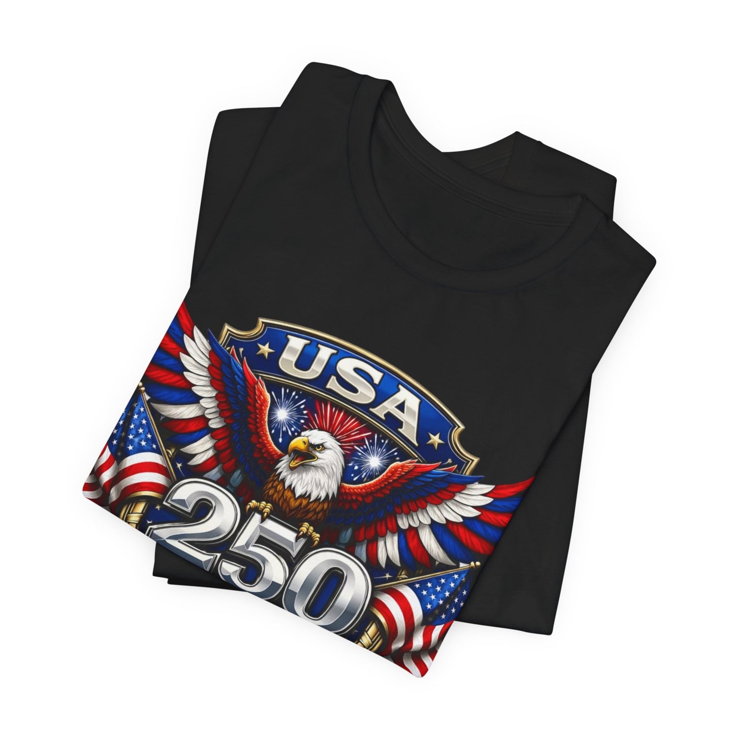 USA 250th Eagle T-Shirt — 1776–2026 Patriotic American Independence Tee