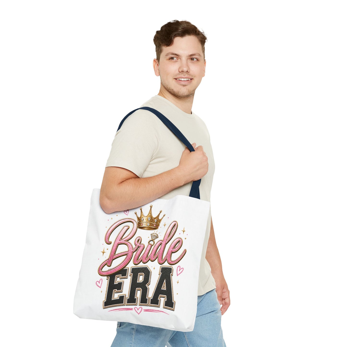 Bride Era Tote Bag — Bachelorette Bride Crown Tote for Bridal Shower & Wedding Weekend