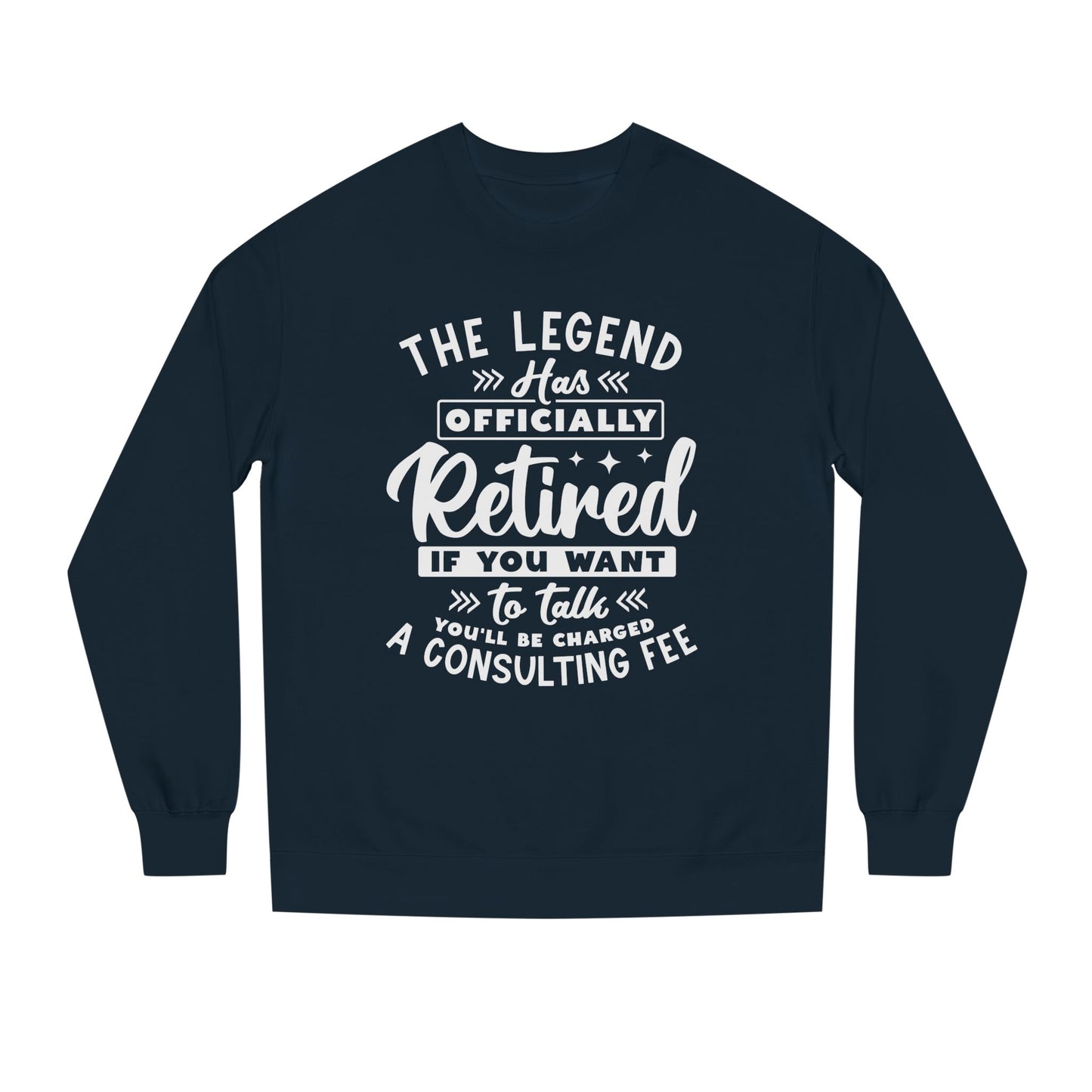 Retired Legend Sweatshirt — "The Legend Has Officially Retired" Retirement Gift
