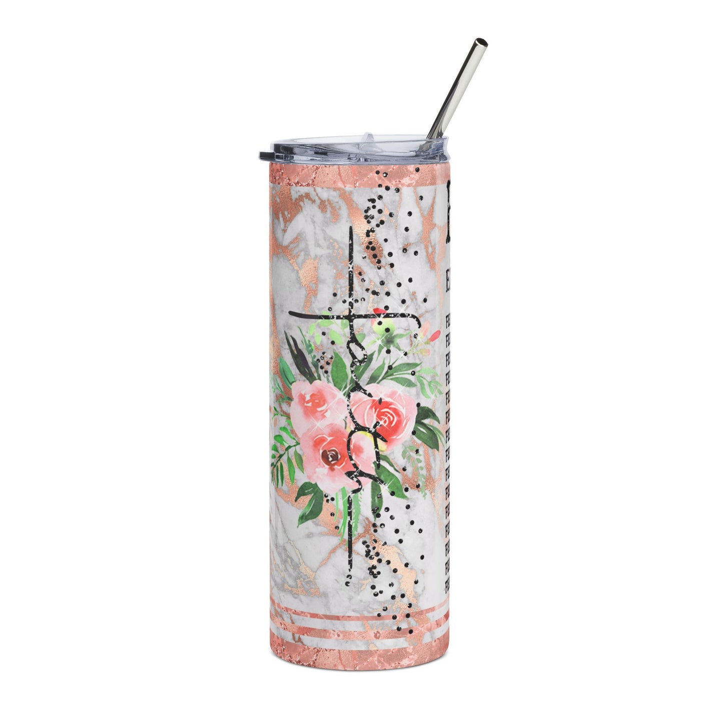Bible Stainless Steel Tumbler 20oz Christian Travel Mug