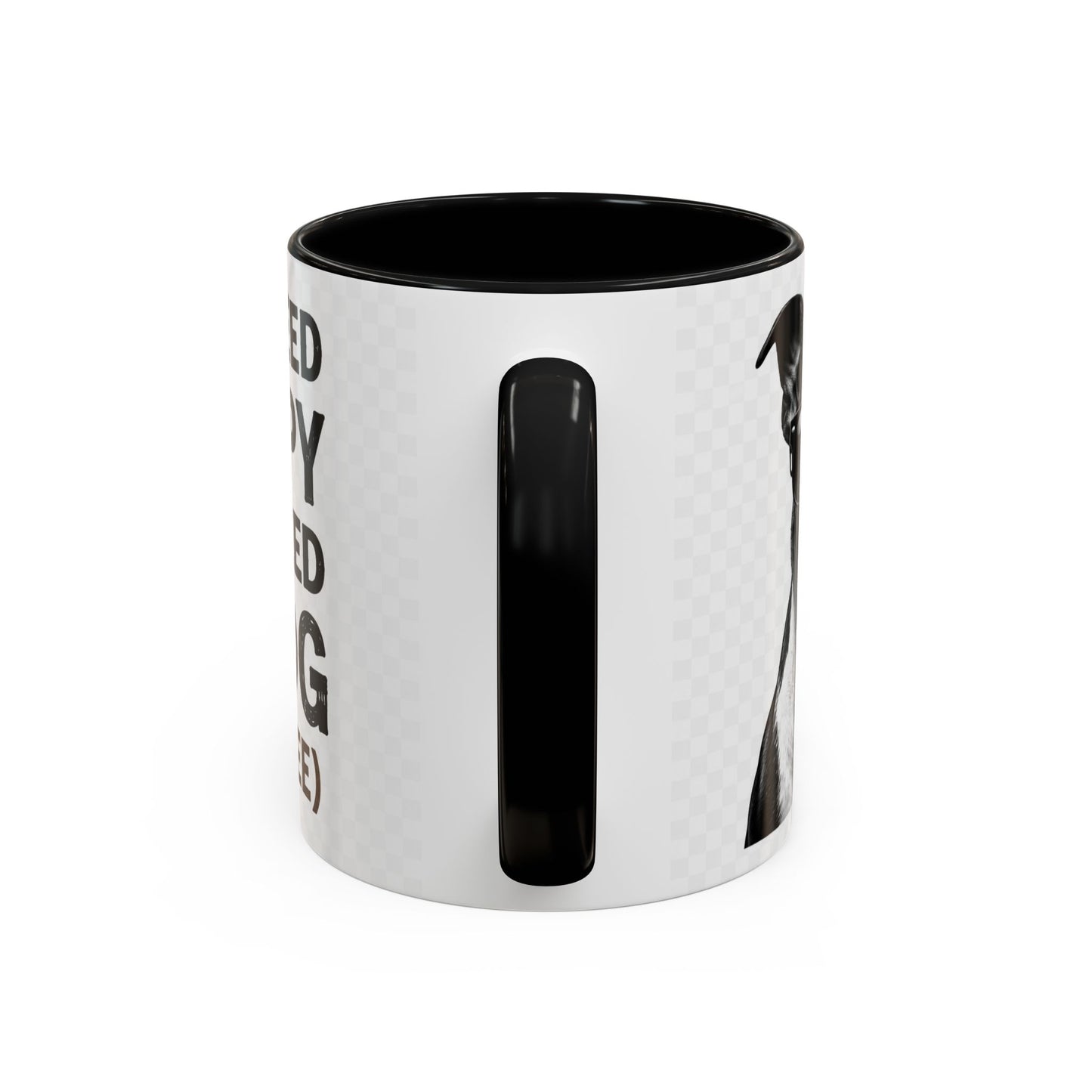 Dog Lover Coffee Mug — "I Don't Need Therapy I Just Need My Dog (And Coffee)" Accent Mug