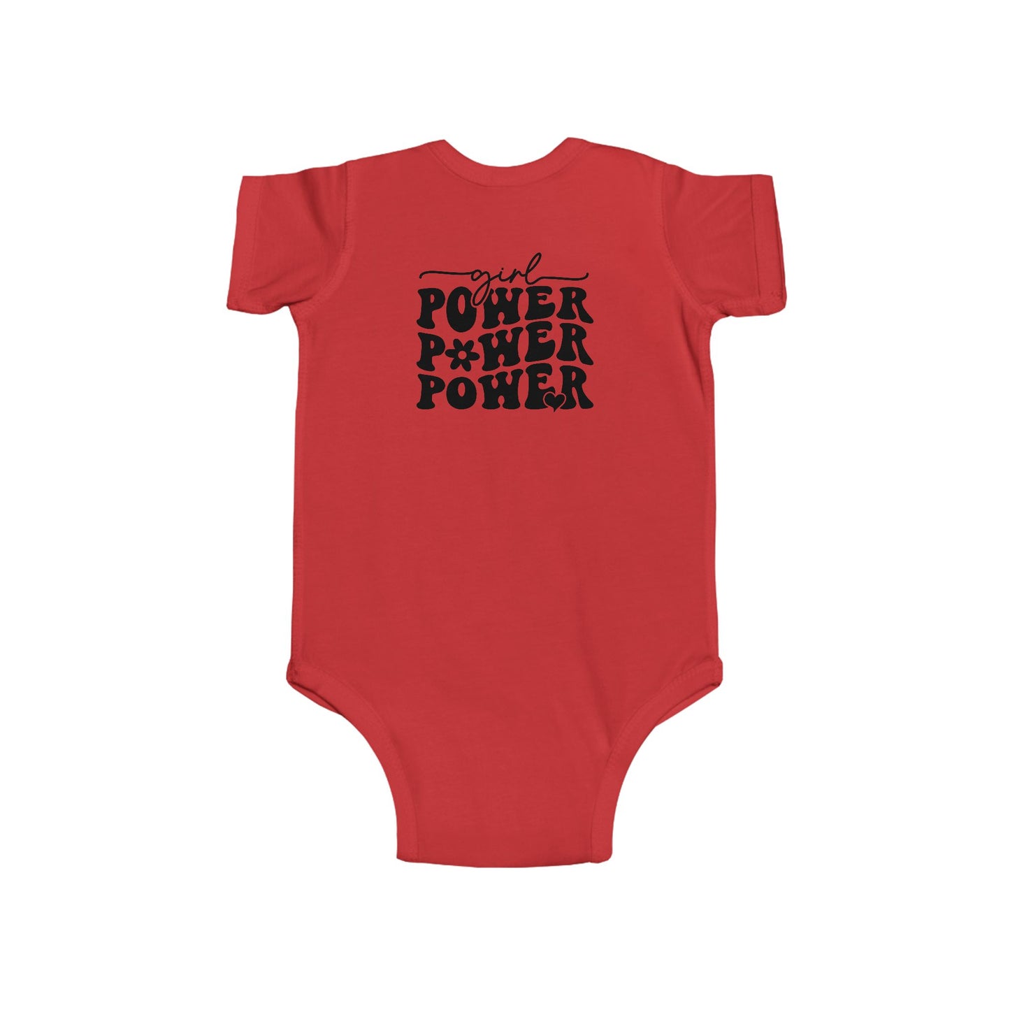 Infant Bodysuit — Girl Power Retro Graphic Baby Onesie