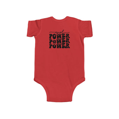 Infant Bodysuit — Girl Power Retro Graphic Baby Onesie