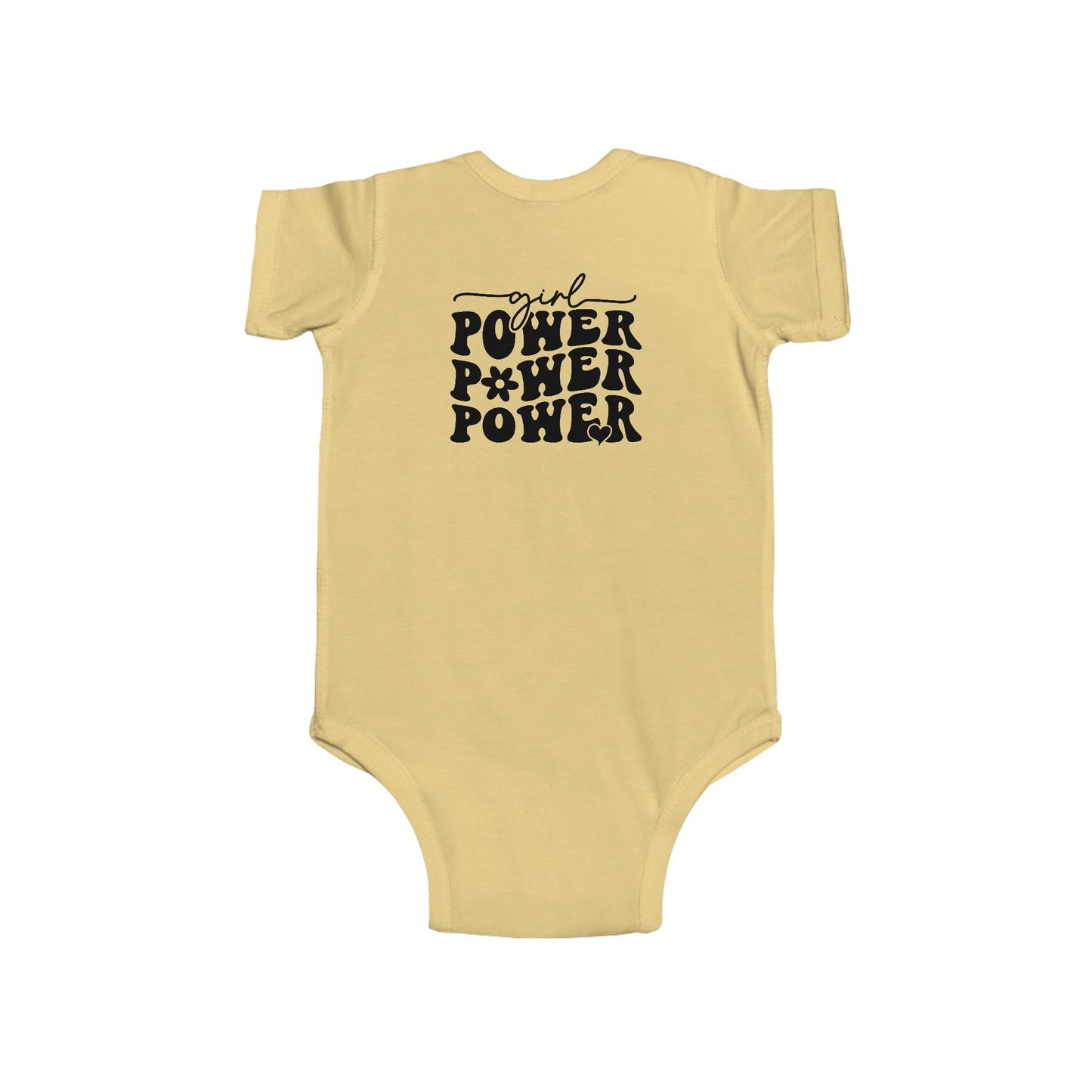 Infant Bodysuit — Girl Power Retro Graphic Baby Onesie