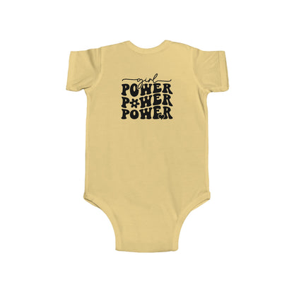 Infant Bodysuit — Girl Power Retro Graphic Baby Onesie