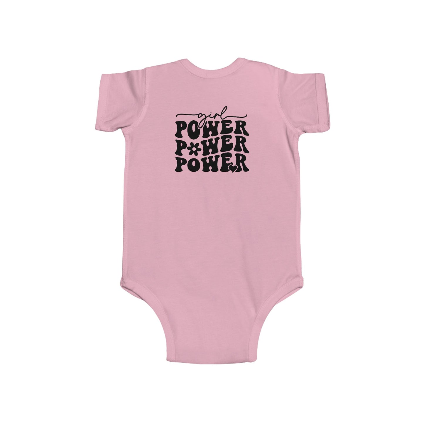 Infant Bodysuit — Girl Power Retro Graphic Baby Onesie