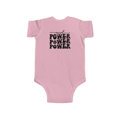 Infant Bodysuit — Girl Power Retro Graphic Baby Onesie