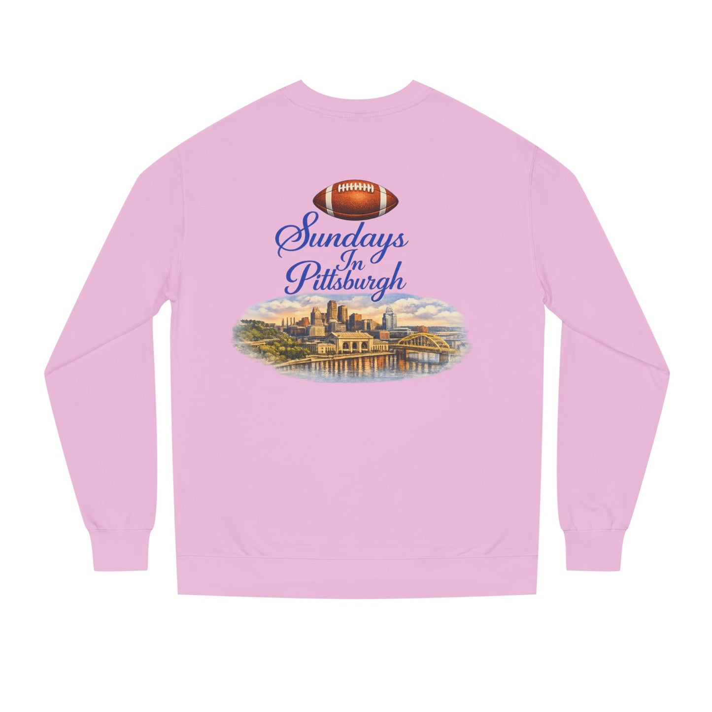 Sundays in Pittsburgh Sweatshirt — City Skyline Football Crewneck