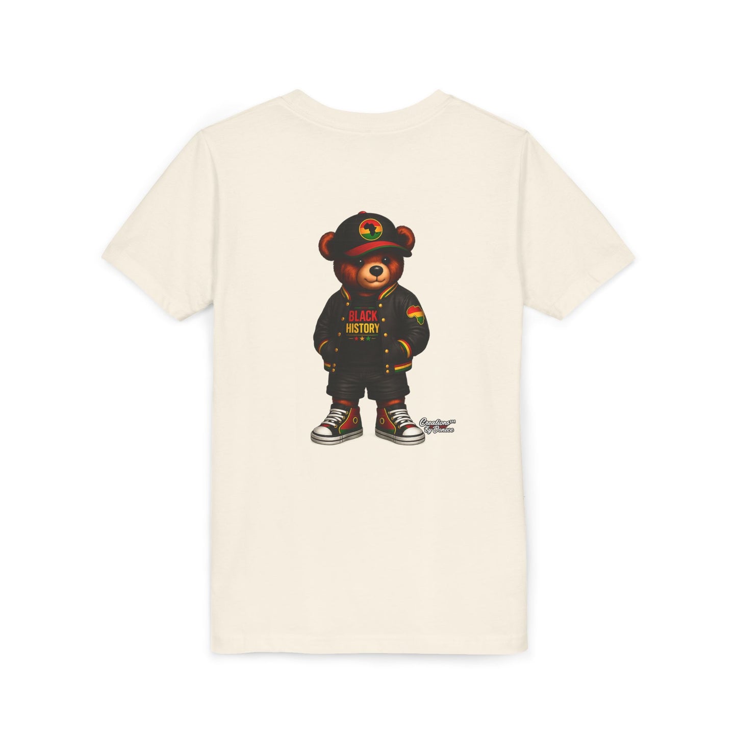 Kids 'Black History' Streetwear Bear Tee