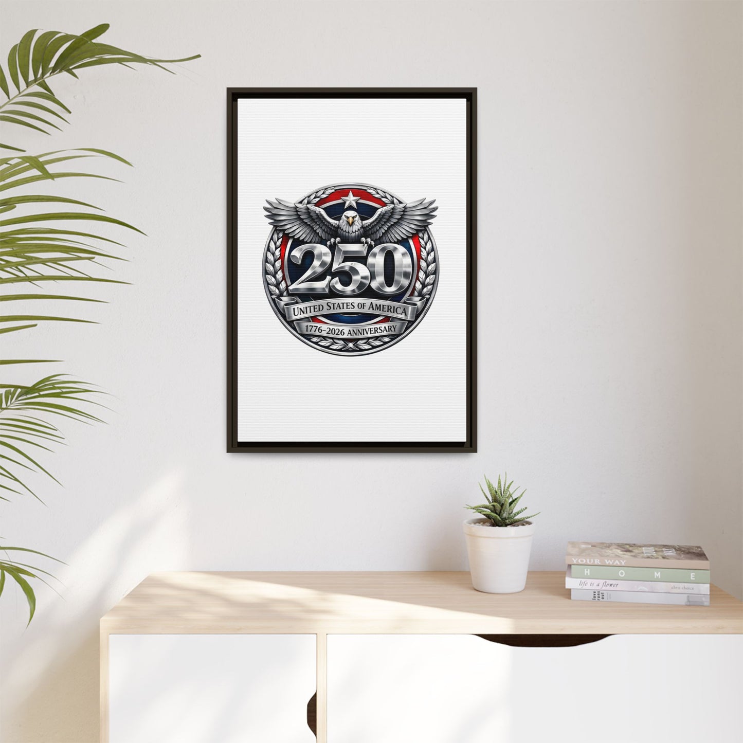 Matte Canvas, Framed (Multi-color)