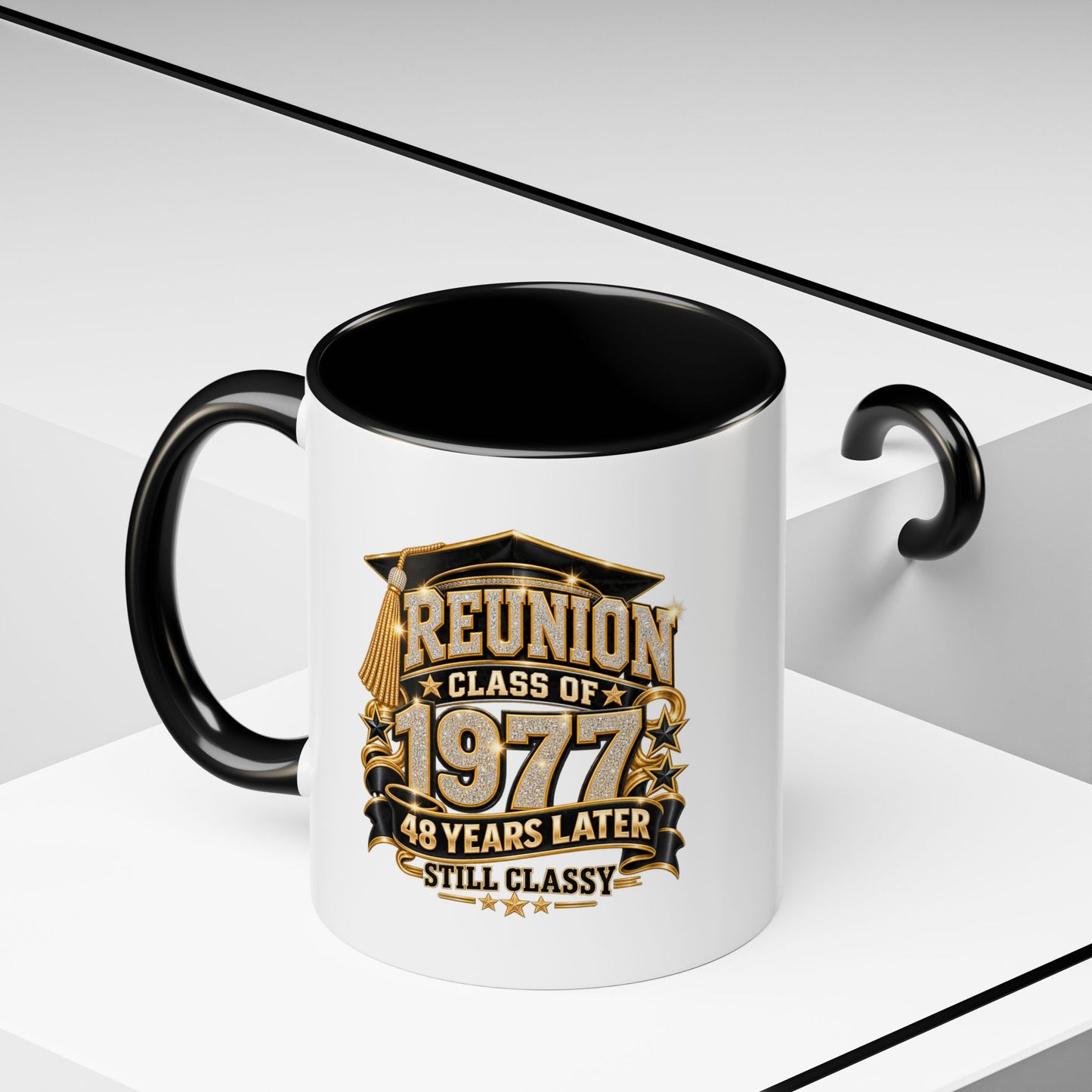 Reunion Class of 1977 Coffee Mug — 48 Years Later, Still Classy