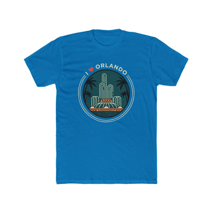 Orlando Fountain Retro Graphic Tee — I  Orlando Travel T‑Shirt
