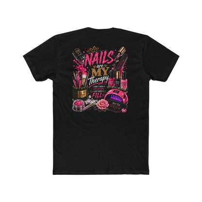 Nails Are My Therapy T-Shirt — Nail Tech & Manicurist Graphic Tee