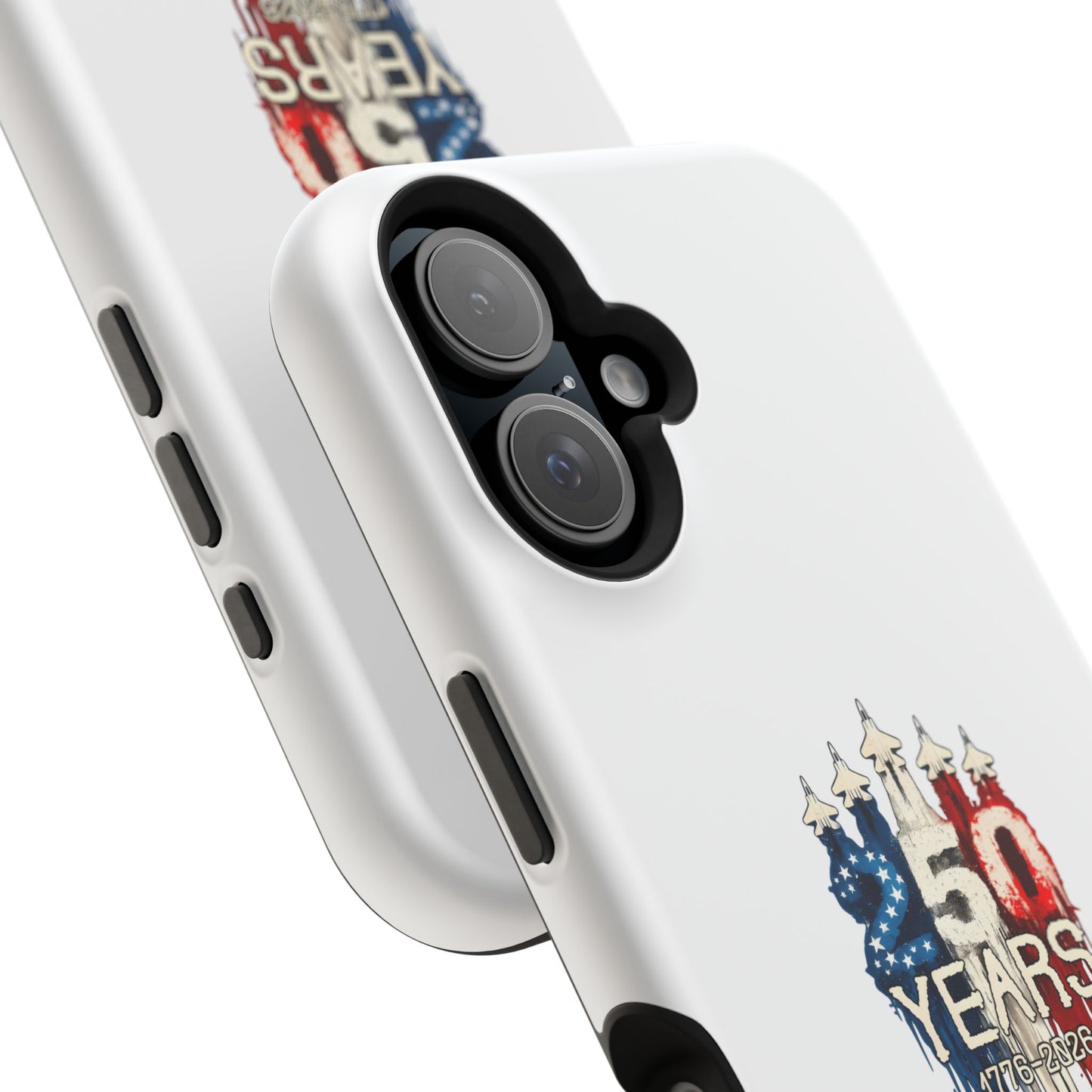 50 Years Patriotic iPhone Case — American Flag Anniversary Magnetic Impact-Resistant Case