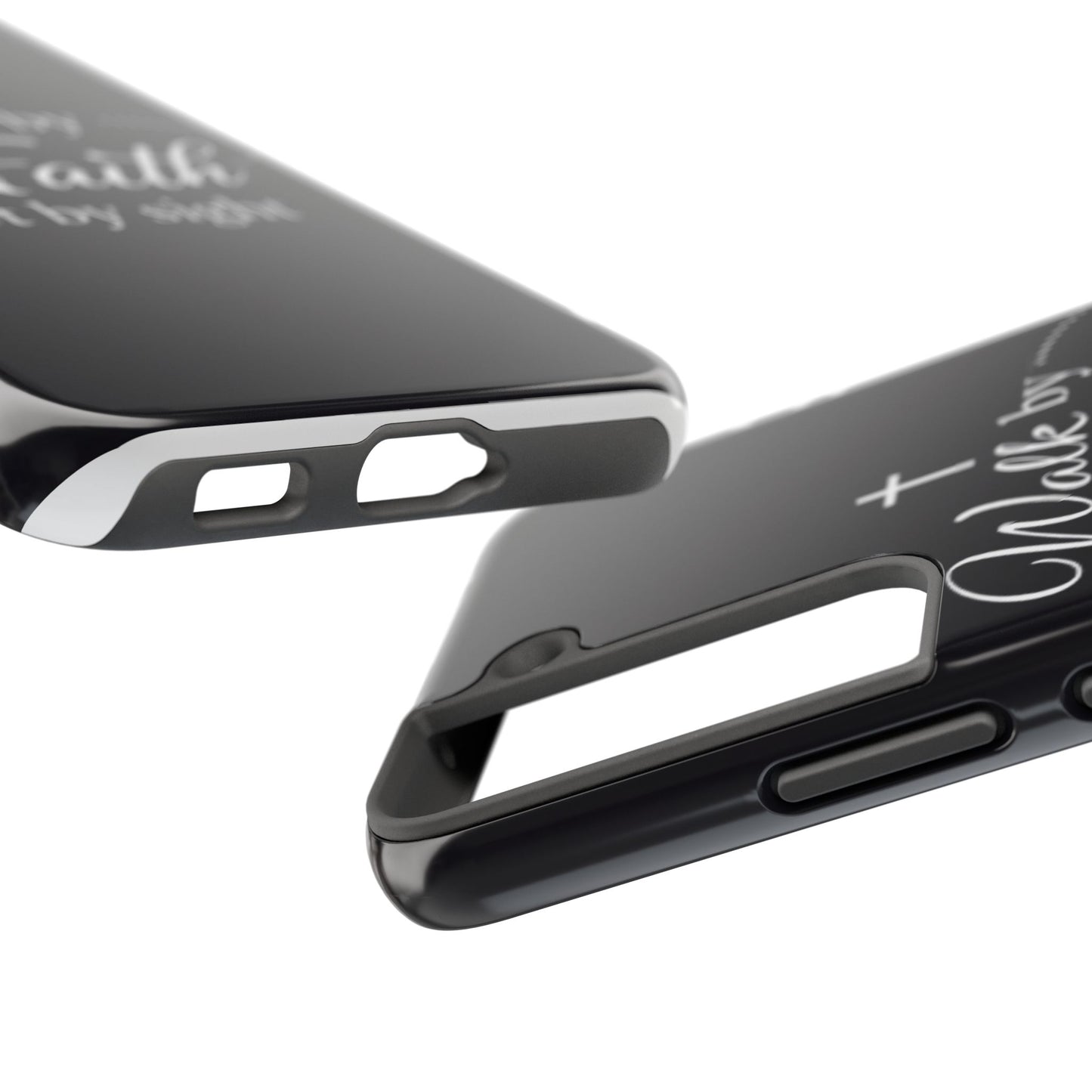 Walk by Faith Tough Phone Case – Christian Inspirational Scripture Design
