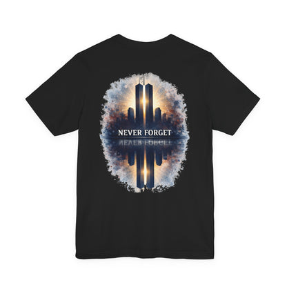 9/11 Never Forget Tee — World Trade Center Memorial Shirt