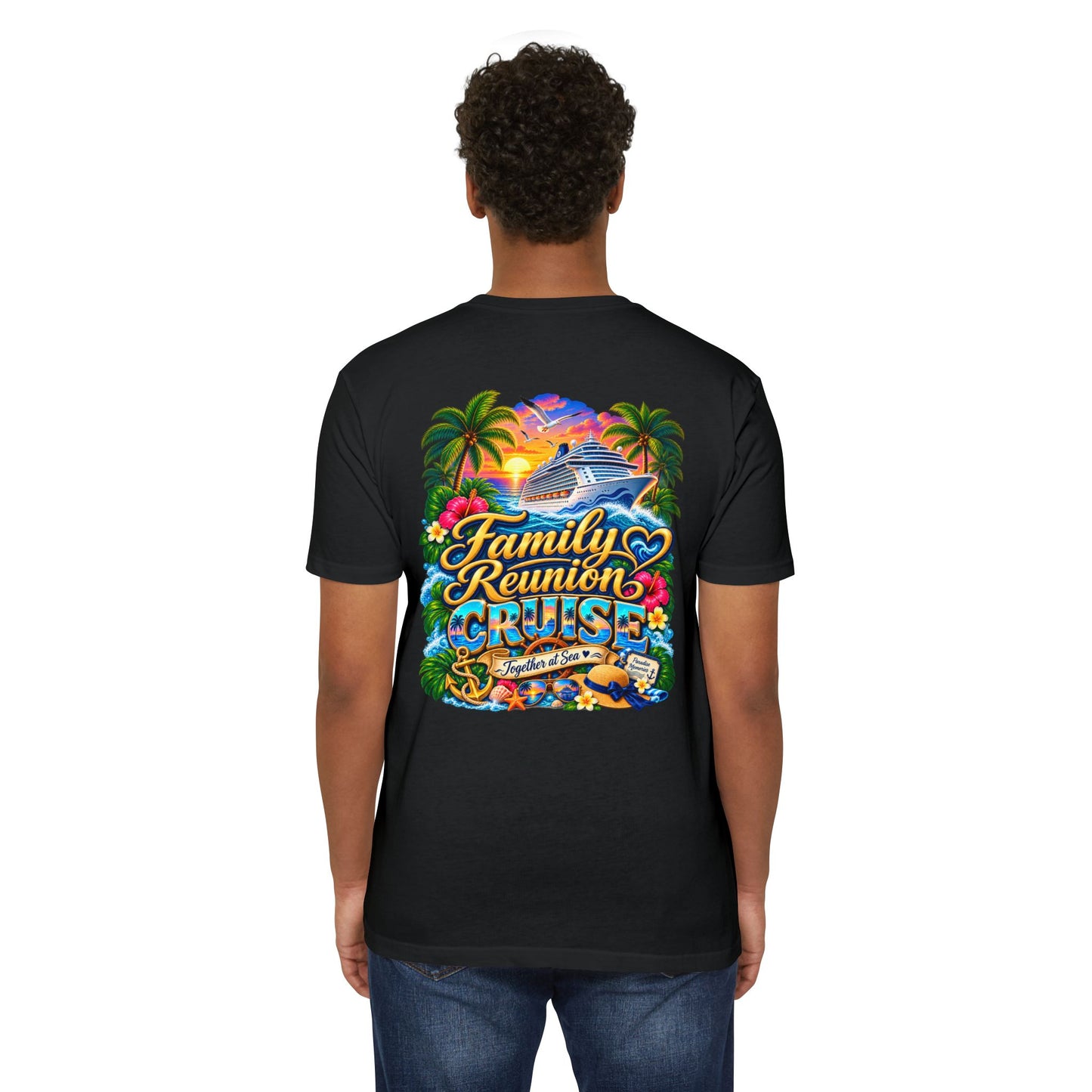 Family Reunion Cruise T-Shirt — Tropical Cruise Crew Tee