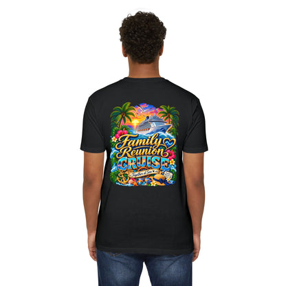 Family Reunion Cruise T-Shirt — Tropical Cruise Crew Tee